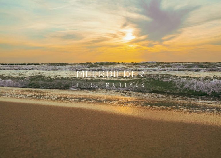 Wandbild Ostsee Sonnenuntergang