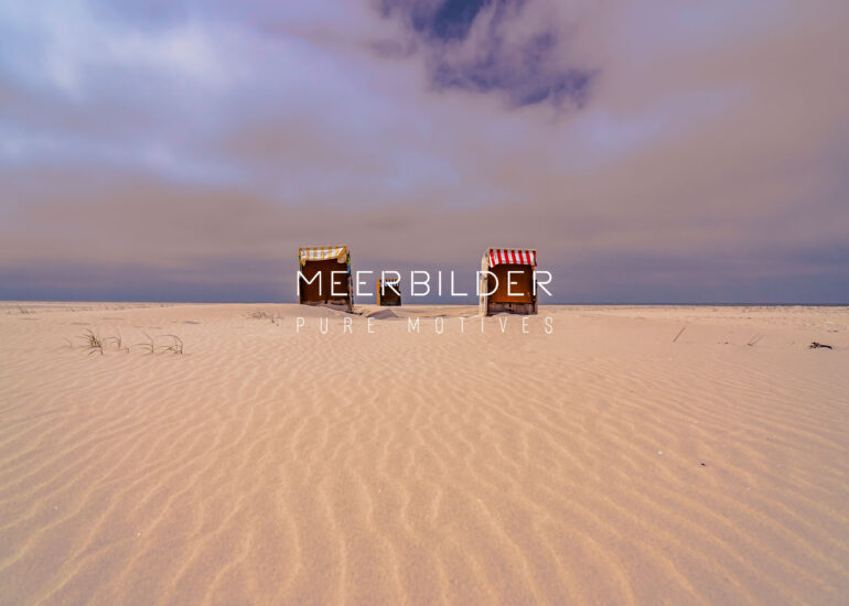 Nordsee Strandbilder als Wandbild