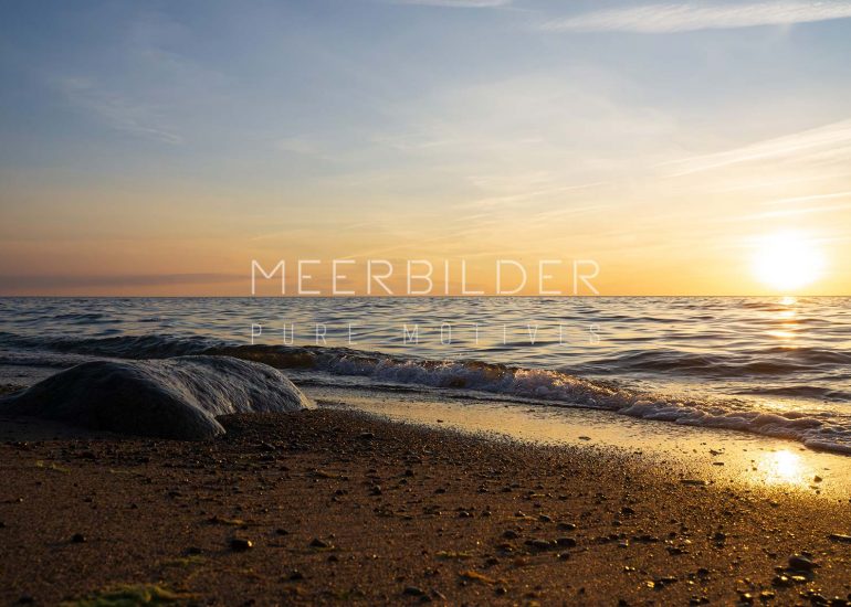 Sonnenuntergang am Meer aus der Fotoserie Sunset & Splash