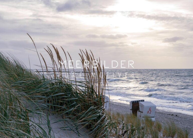 Ostsee Bilder mit Dünen und Strandkörben