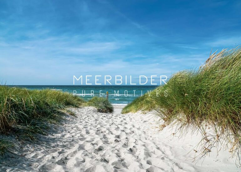 Ostseebild mit Düne vom Weststrand für das Wohnzimmer