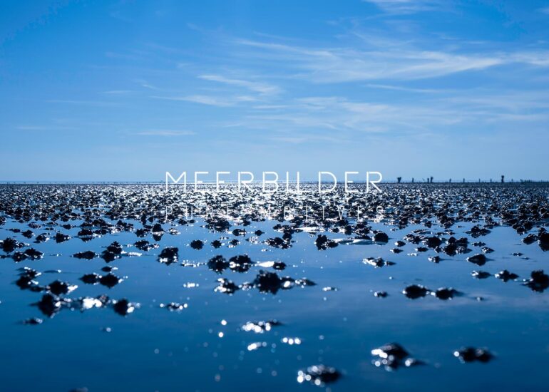 Wohnzimmer Wandbild mit Watt