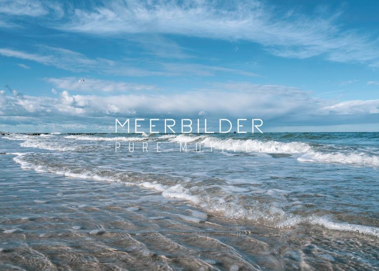 Strandbilder mit Meer und sanften Wellen