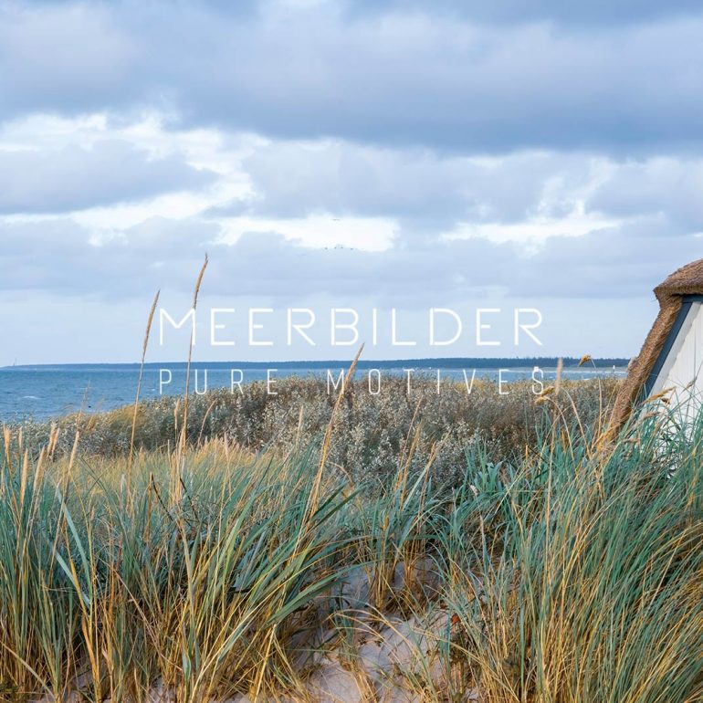 Dünen Bild Ahrenshoop mit Reetdachhaus