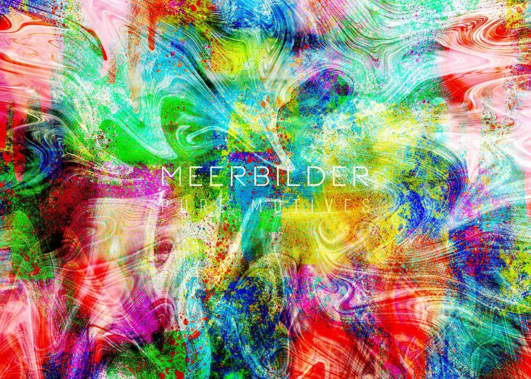 Abstraktes Bild NO55. BE! v. Jan-Karsten Stöver