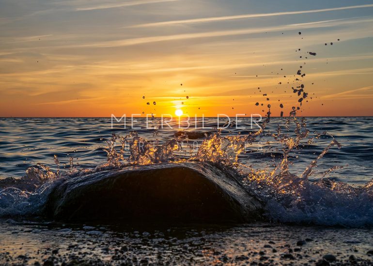 Fotoserie Sonnenuntergang: Sunset & Splash