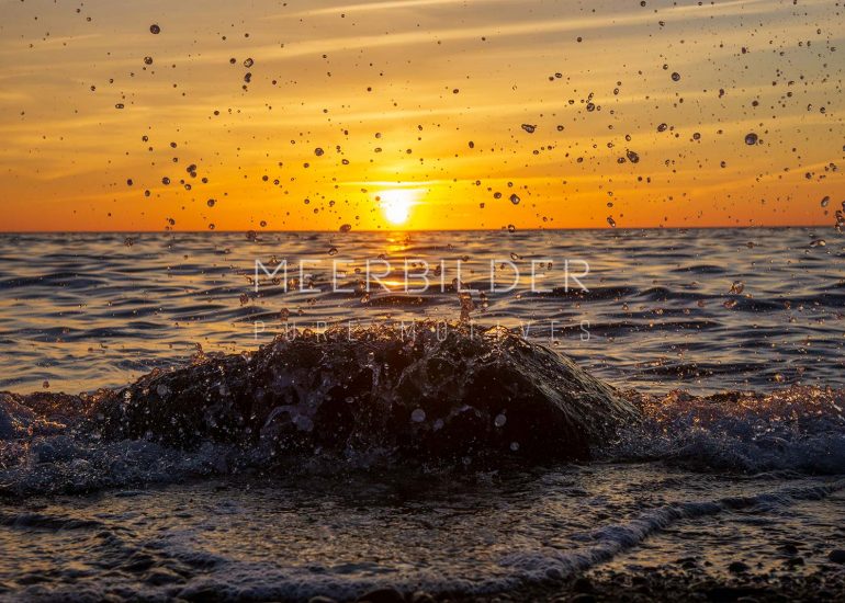 Fotoserie Sonnenuntergang: Sunset & Splash