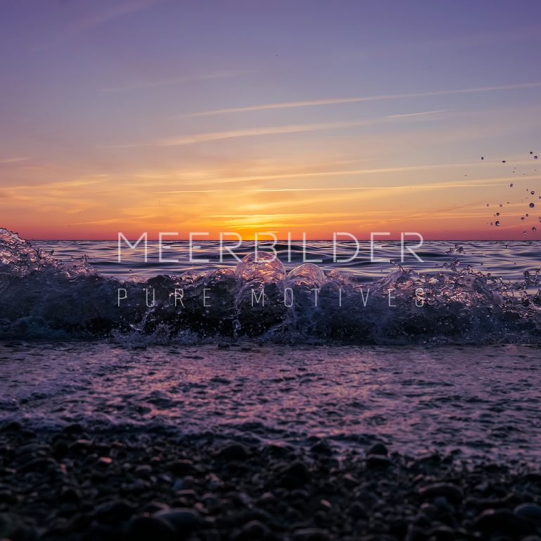 Bilder vom Sonneuntergang am Meer