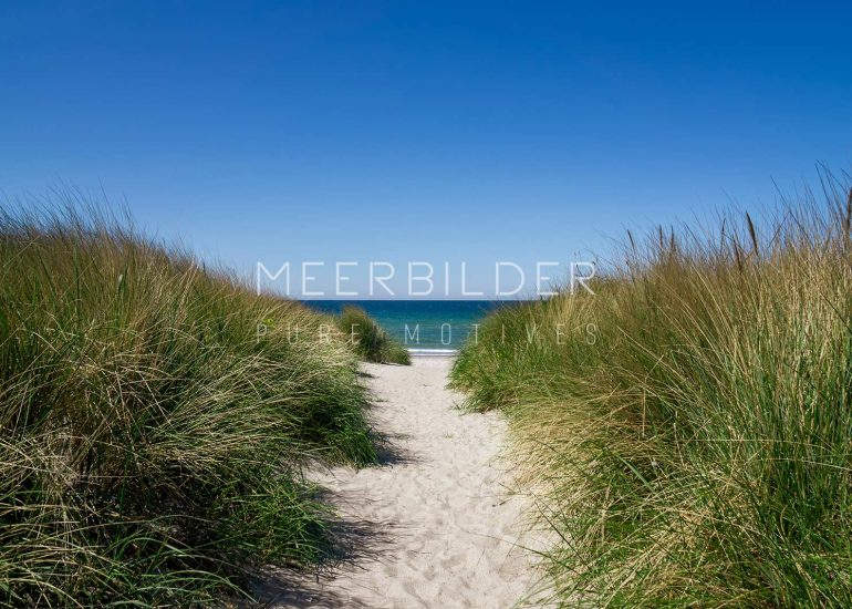 Weg durch Ostsee-Dünen zum Strand