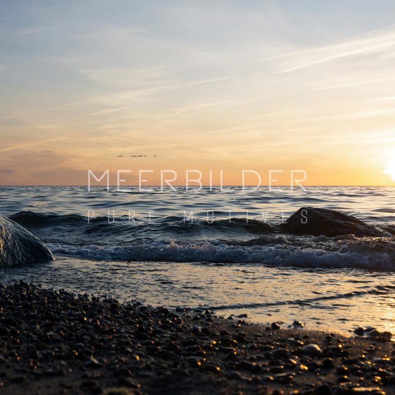 Leinwandbilder Sonnenuntergang am Meer 1