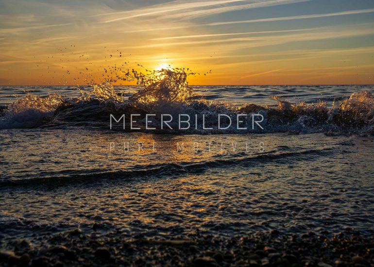 Fotoserie Sonnenuntergang: Sunset & Splash