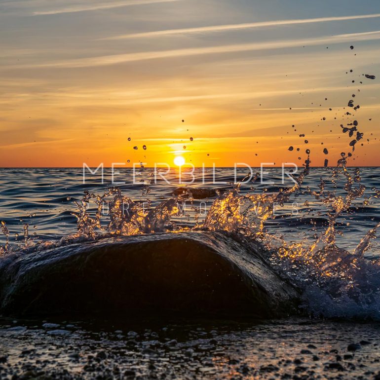 Schallabsorbierende Bilder mit Sonnenuntergang