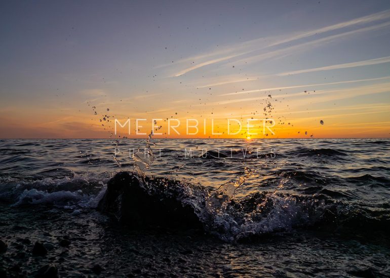 Bilder für das Wohnzimmer kaufen mit Sonnenuntergängen am Meer