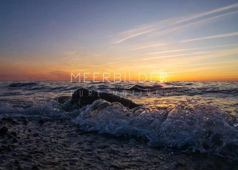 Landschaftsbilder für das Wohnzimmer mit Sonnenuntergang