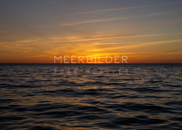 Schöne Bilder für das Wohnzimmer mit Meer und Sonnenuntergang