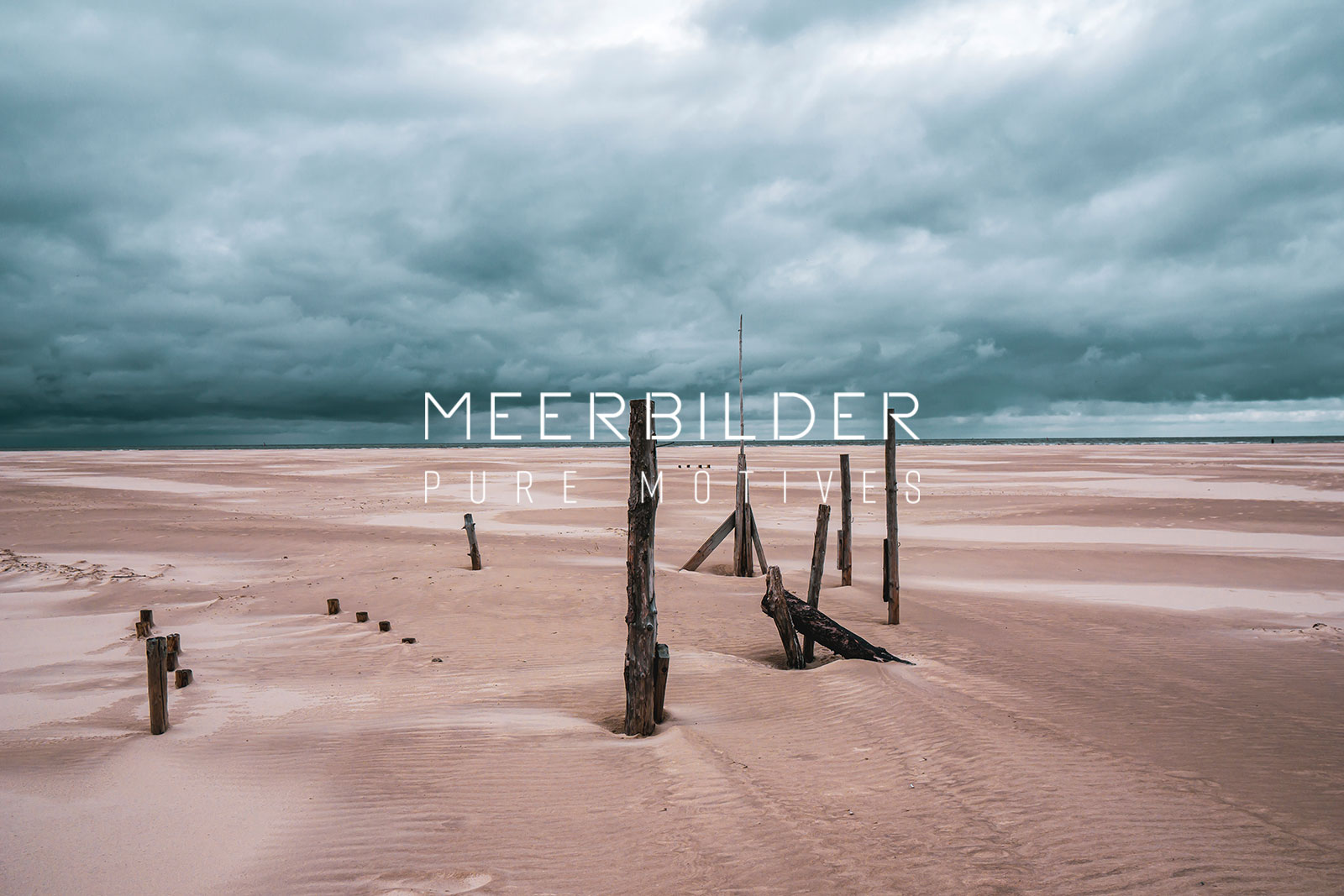 Mystische Nordsee Strandbilder