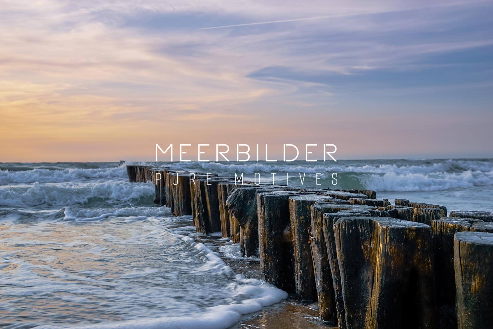 Schöne Ostsee Bilder mit sanften Wellen